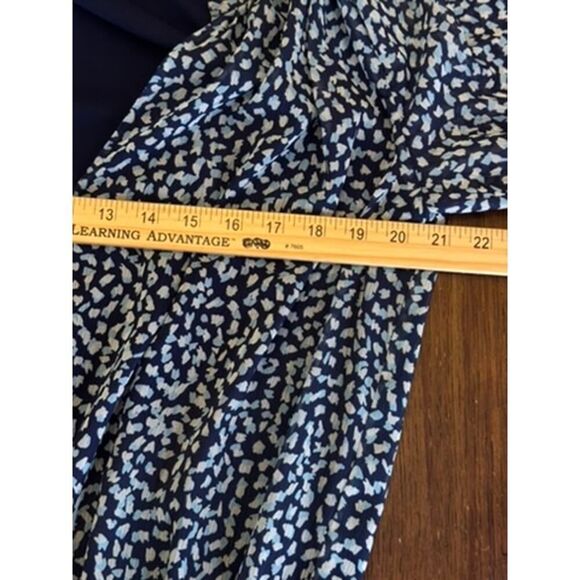 💙 RAMY BROOK Navy Blue Printed Landa Dress - Size Large - NWT $445 Retail! 💙 - Picture 13 of 14